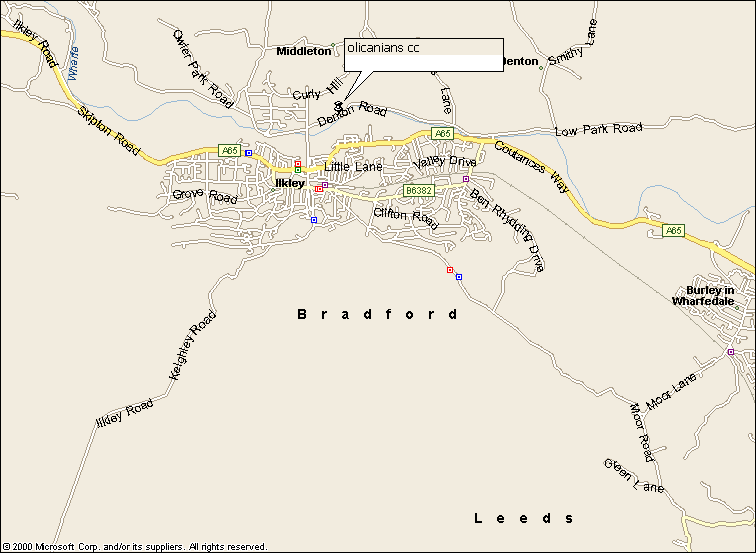 map olicanians